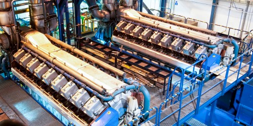 self cleaning filter used in power plants