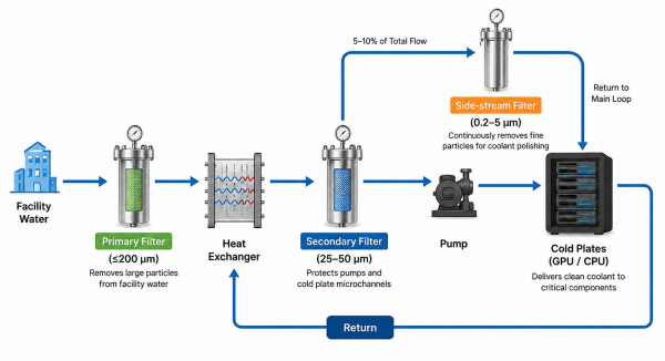AI Data Center Liquid Cooling CDU system
