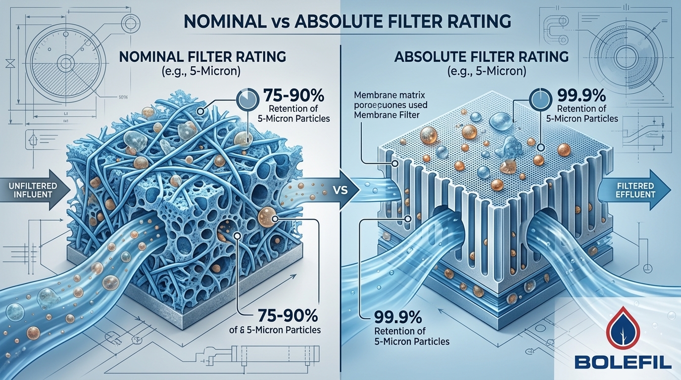 Nominal vs Absolute Filter Rating